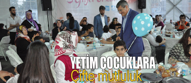 Yetim çocuklara karne iftarı