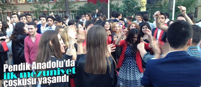 Pendik Anadolu Lisesi ilk mezunlarını verdi
