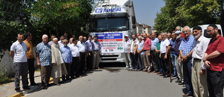 Tuzla'dan Bayırbucak Türkmenlerine 6 tır Dolusu Un