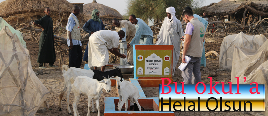 Çamlık İlkokulu'undan Afrika'ya su kuyusu