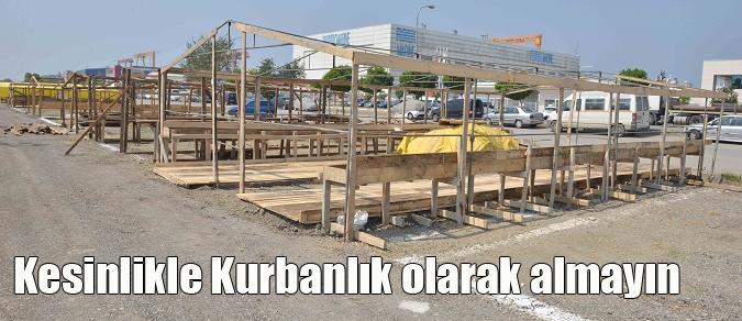 Tuzla'da modern kurban satış mekanları