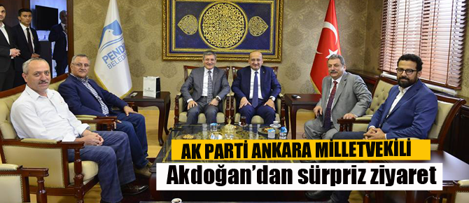 Yalçın Akdoğan'dan sürpriz ziyaret