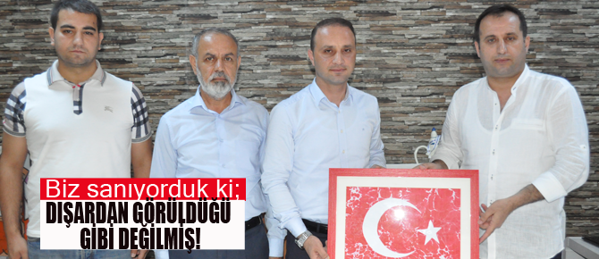 Dışarıdan göründüğü gibi değilmiş!
