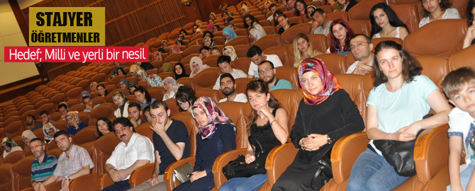 Aday öğretmenlere hizmet içi eğitim