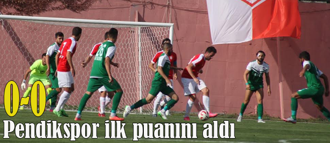 Pendikspor ilk puanını aldı