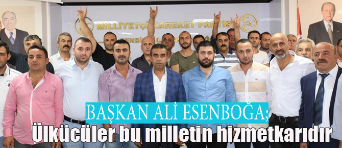MHP Kadroları milletin emrindedir