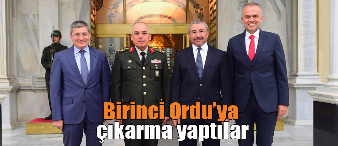 Başkanlardan 1. Ordu Komutanı'na hayırlı olsun