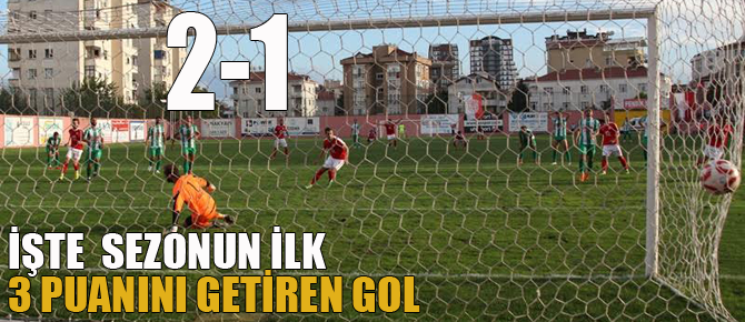 Pendikspor siftah yaptı:2-1