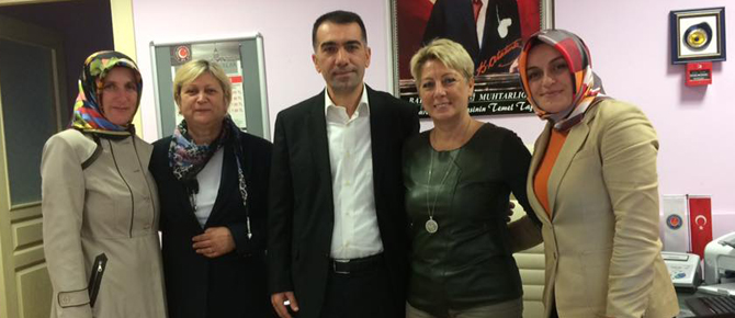Mahallenin mülki amirlerini mutlu eden ziyaret