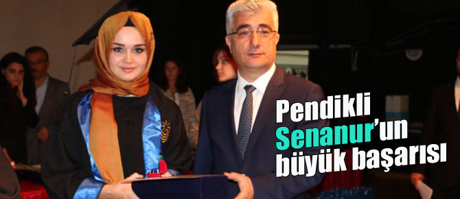 Pendikli Senanur Karatay Üniversite birincisi oldu!