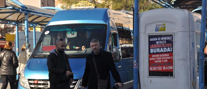Dolarını bozdurandan minibüs ücreti almıyorlar!