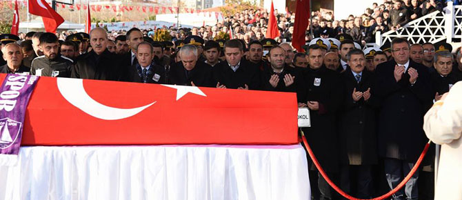Kayseri Şehid'i son yolculuğuna Pendik'ten uğurlandı