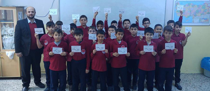 İmam Hatip öğrencileri'den Halep'e duygulandıran yardım!