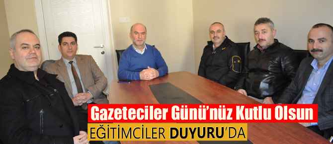 Eğitim Bir-Sen'den Duyuru'ya Gazeteciler Günü ziyareti!
