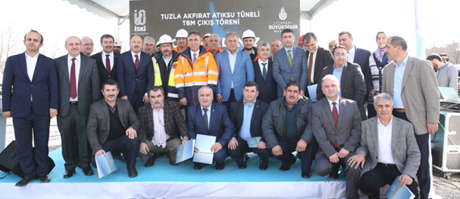 Yerin 30 metre altında! Akfırat'a 90 bin kişilik atık su tüneli