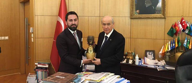 MHP Genel Başkanı Dr.Devlet Bahçeli, Ahisiad'ı kabul etti