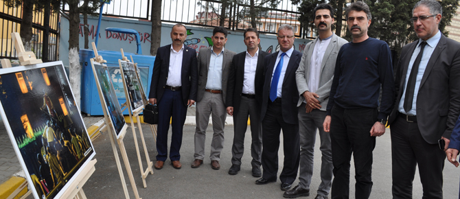 Buhara İlkokulun’da hem Çanakkale hem de 15 Temmuz sergisi