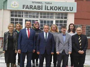 Tuzla Farabi'ye Eko-Okul Bayrağı!