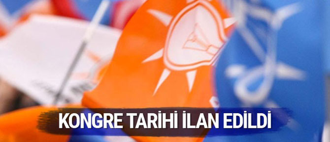 AK Parti'den son dakika kongre kararı tarih kesinleşti!