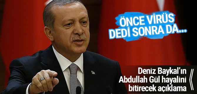 Erdoğan Deniz Baykal'a önce fitneci dedi sonra da ...