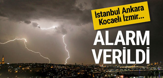 Meteoroloji alarm verdi İstanbul, Ankara, Bolu...
