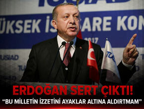 Erdoğan: Ben bu milletin izzetini, şerefini ayaklar altına aldırmam!