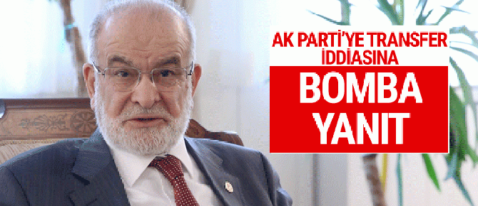 Saadet Partisi'nden AK Parti'ye transfer iddiasına bomba yanıt