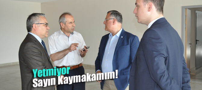 Yetmiyor, biran önce çözüm bulun..