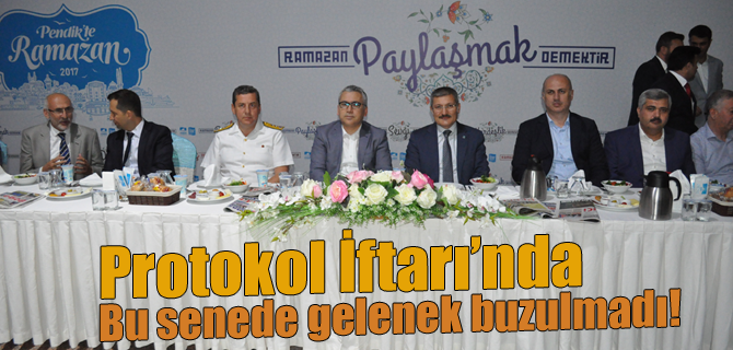 Bütün protokol bu iftardaydı!