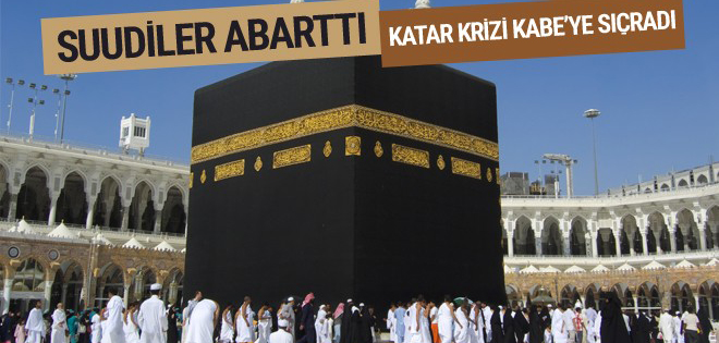 Katar krizi Kabe'ye sıçradı Umre'de utanç tablosu