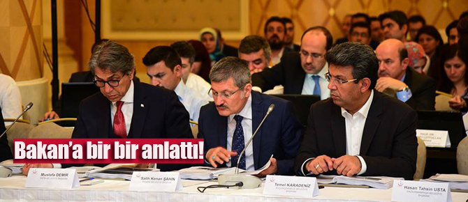 Sağlıkla ilgili ne sorun varsa Bakan'a anlattı!