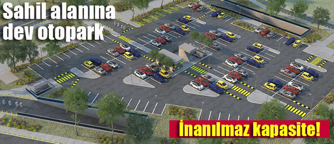 Pendik Sahil alanına dev otopark