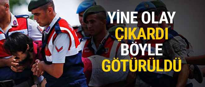 Olay çıkardı böyle getirdiler