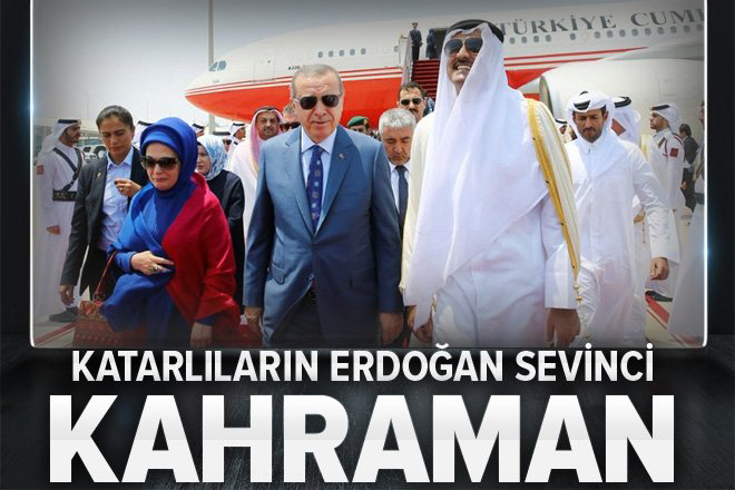 Katarlıların Erdoğan sevinci