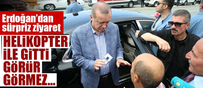 Erdoğan, Sarp Gümrük Kapısı'nda