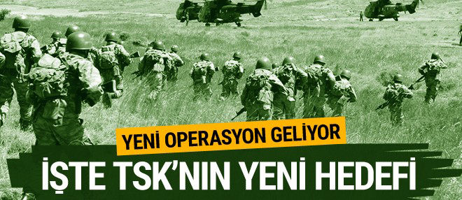 Büyük bir operasyon geliyor! İşte TSK'nın ilk hedefi