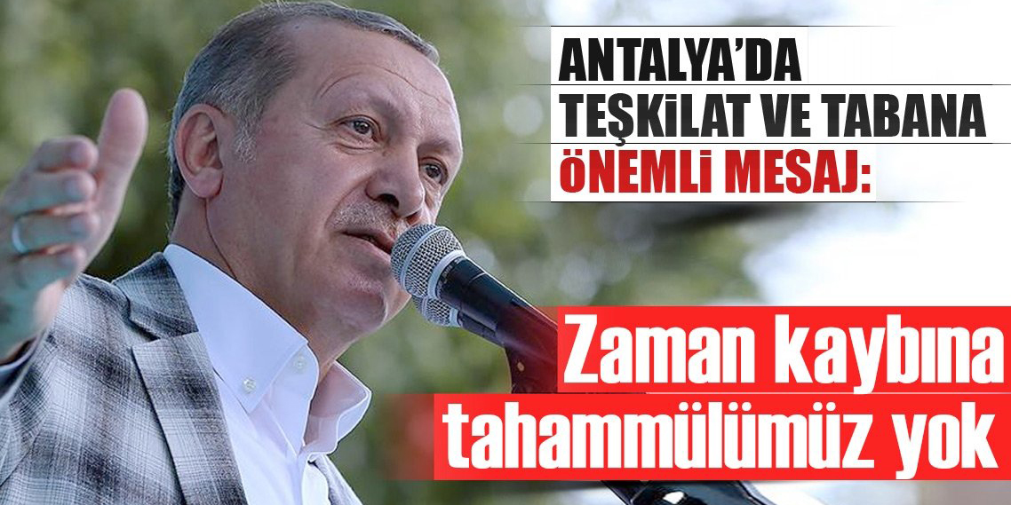 Cumhurbaşkanı Erdoğan: Partiyi sırtlamak yerine sırtına binenler kenara...