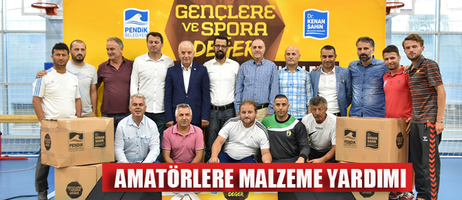 Amatör Spor Kulüplerine Malzeme Desteği