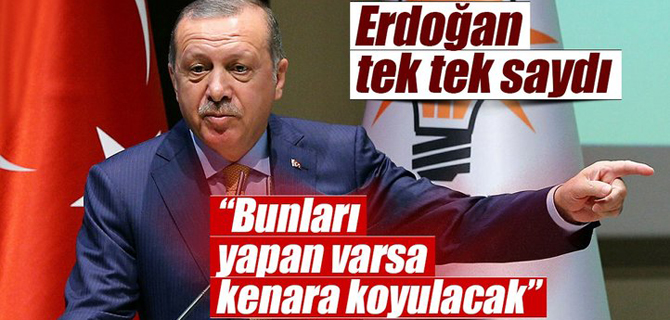 Son dakika: Cumhurbaşkanı Erdoğan uyardı: Bunları yapan kenara koyulacak
