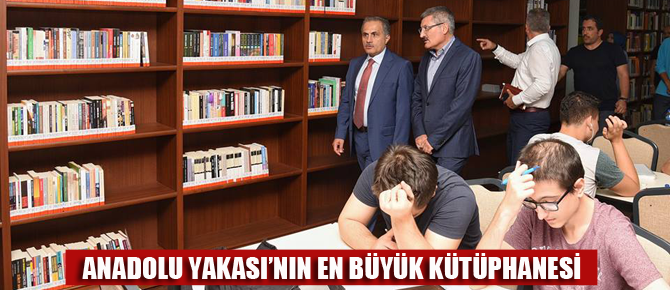 Anadolu Yakası'nın en büyük kütüphanesi