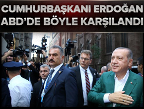 ABD'de Cumhurbaşkanı Erdoğan'a sevgi seli!