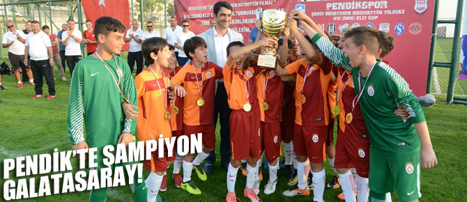 Pendik'te şampiyon Galatasaray oldu!