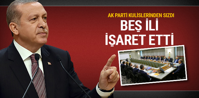 Erdoğan Kadir Topbaş'tan sonra 5 ili işaret etti