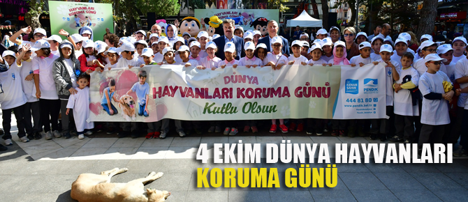4 Ekim Dünya Hayvanları Koruma Günü Kutlandı