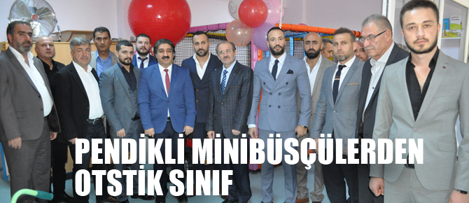 Pendikli minibüsçülerden Ahmet Kutsi Tecer’e otistik öğrenciler için özel sınıf