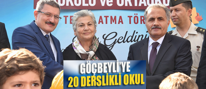 Göçbeyli'ye 20 Derslikli Okul