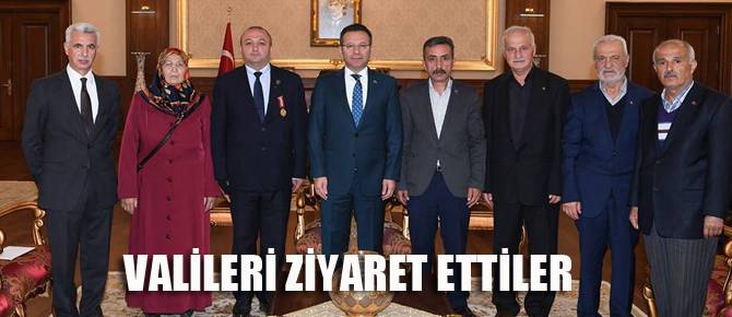 Anadolu Yakası Gaziler Derneği mülki amirleri ziyaret etti