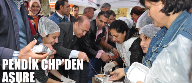 CHP Pendik İlçe Başkanlığı'dan Aşure ikramı