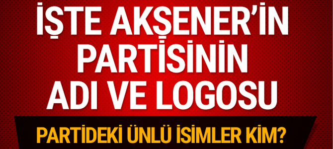 Meral Akşener'in partisinin adı .. logosu için olay ima!