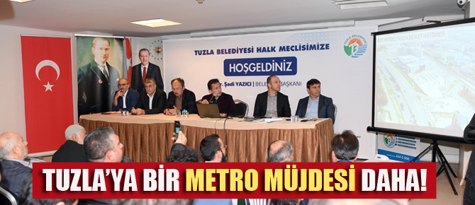 Tuzla'ya yeni metro hattı müjdesi